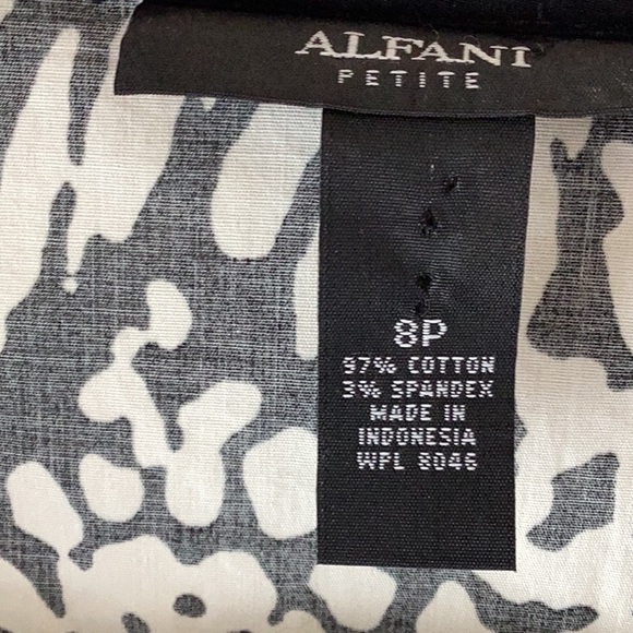 ALFANI BUTTON UP BLOUSE - Picture 3 of 4